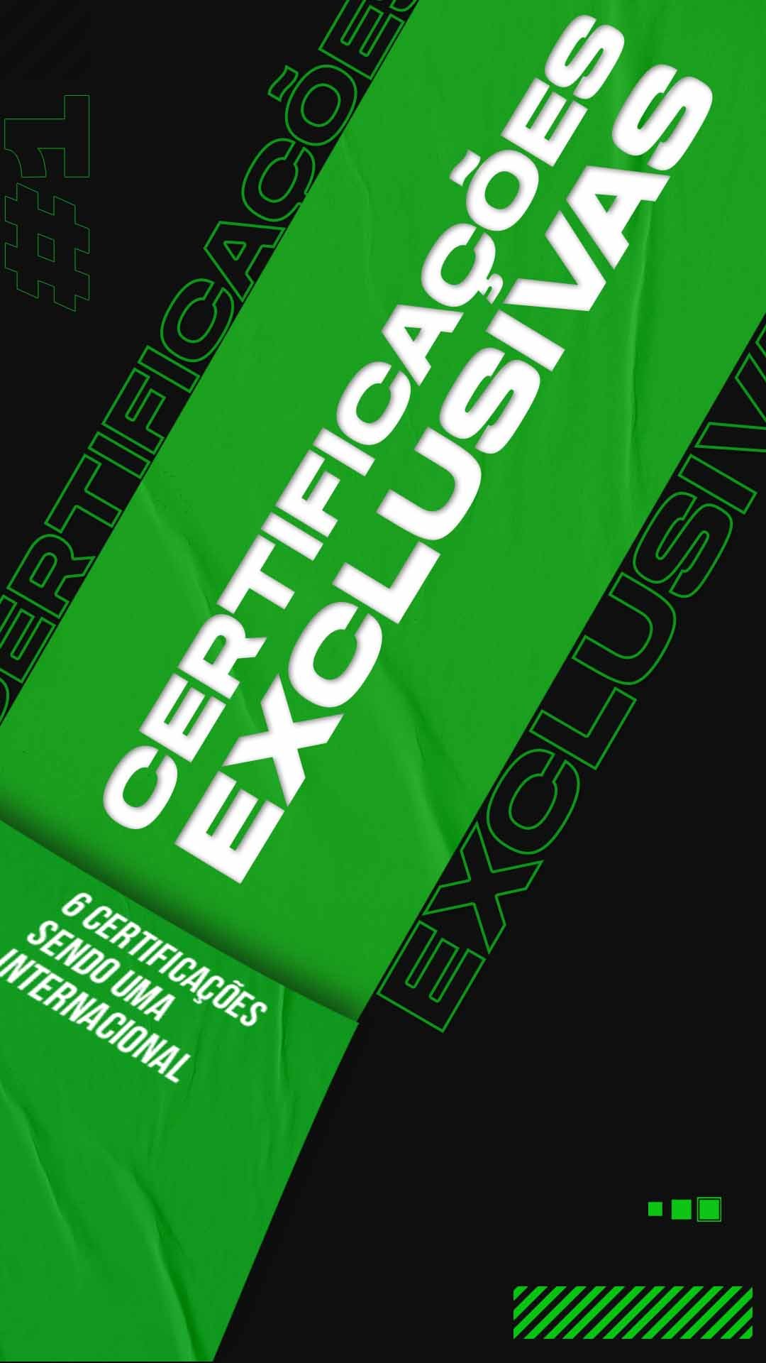 CERTIFICAÇÕES EXCLUSIVAS